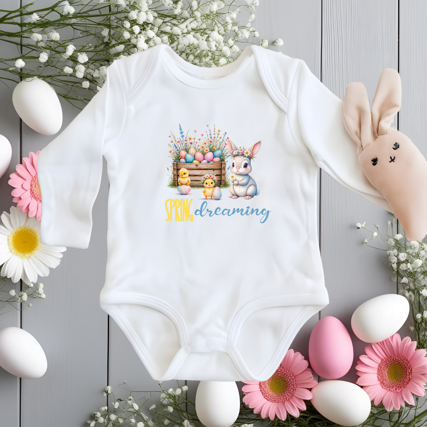 Spring Dreaming Infant Long Sleeve Onesie