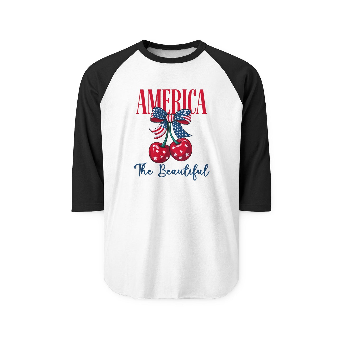 America The Beautiful Baseball Tee