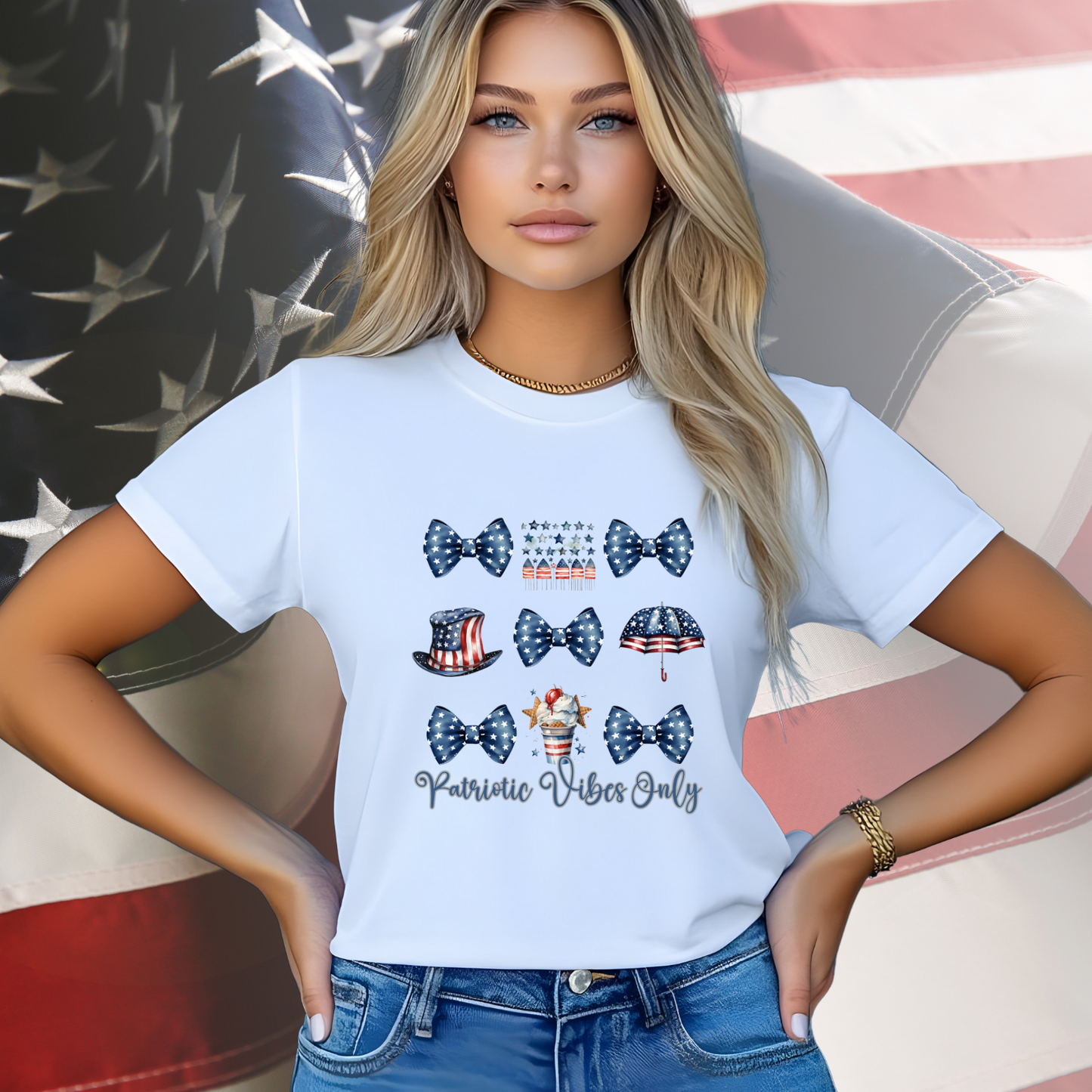 Patriotic Vibes Only T-Shirt