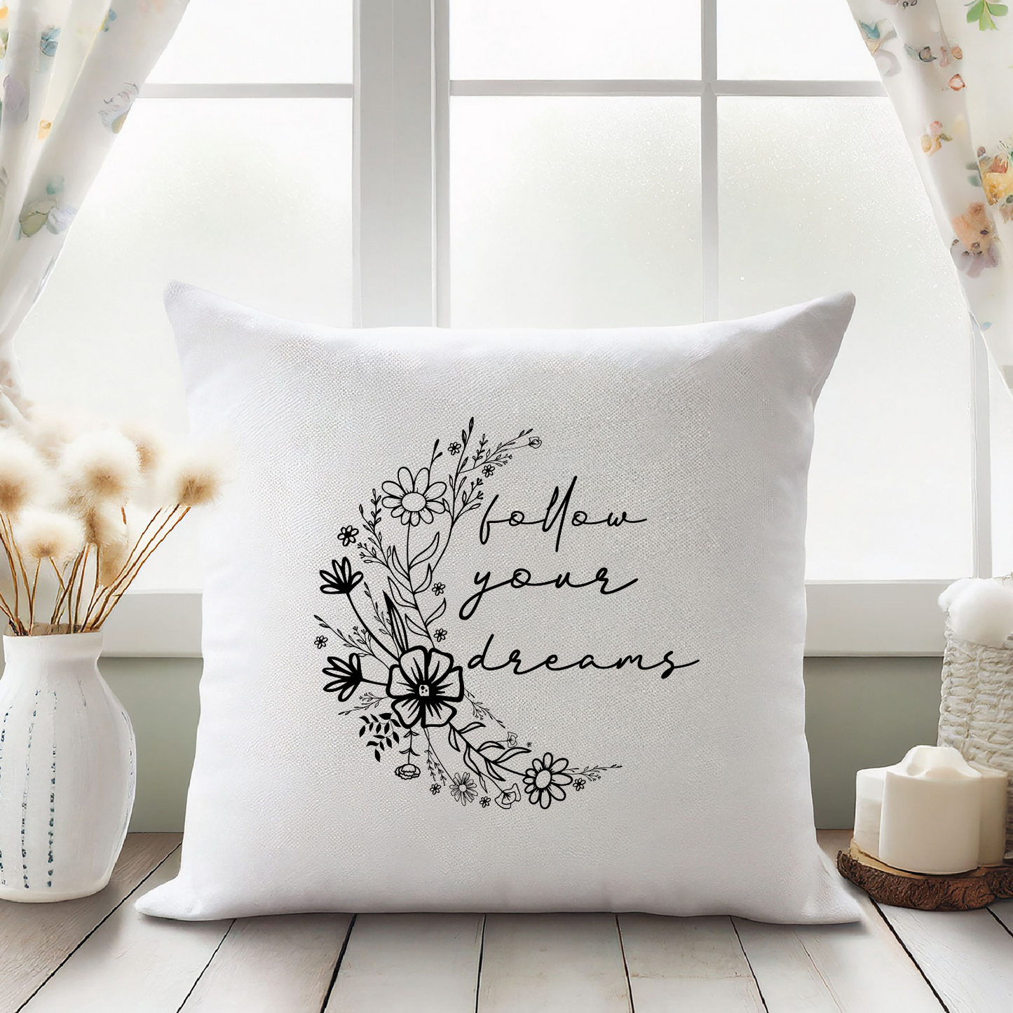 Follow Your Dreams Pillow Cover