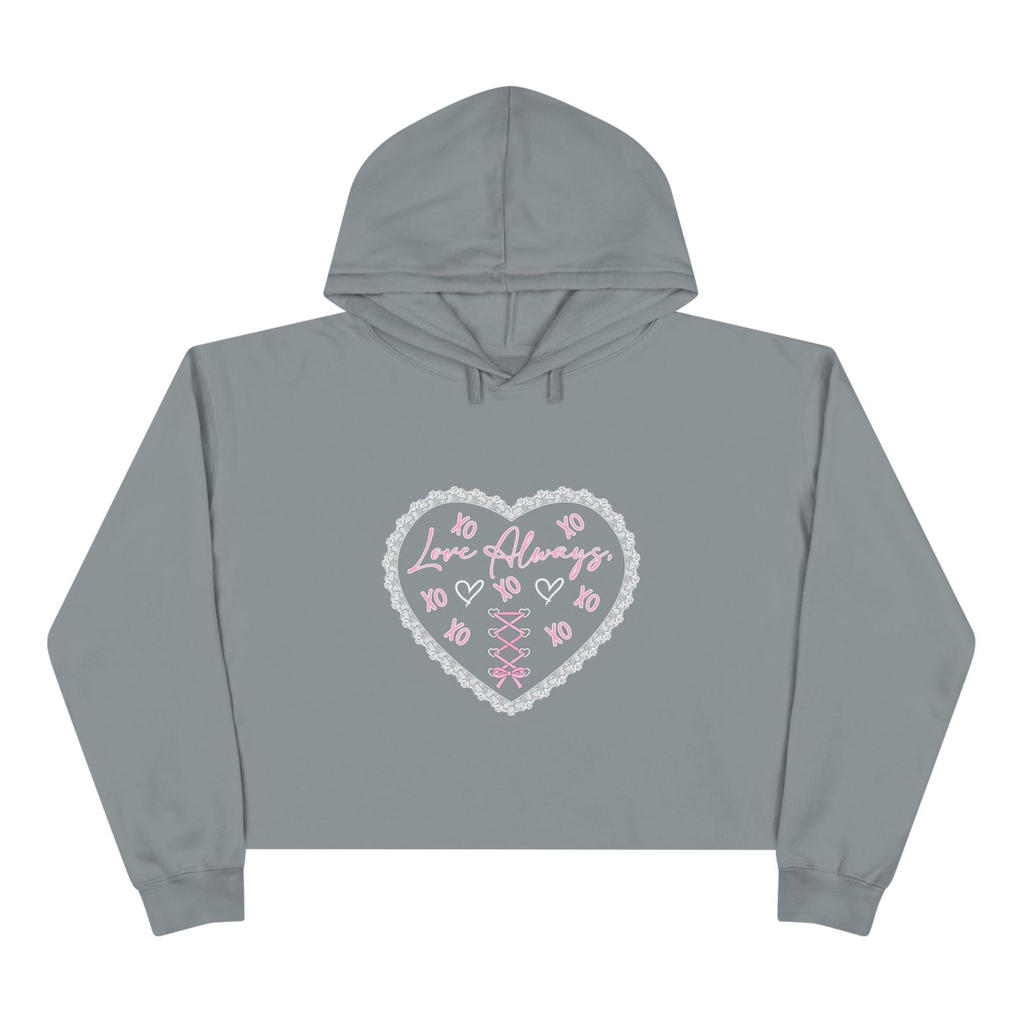 Love Always Crop Hoodie