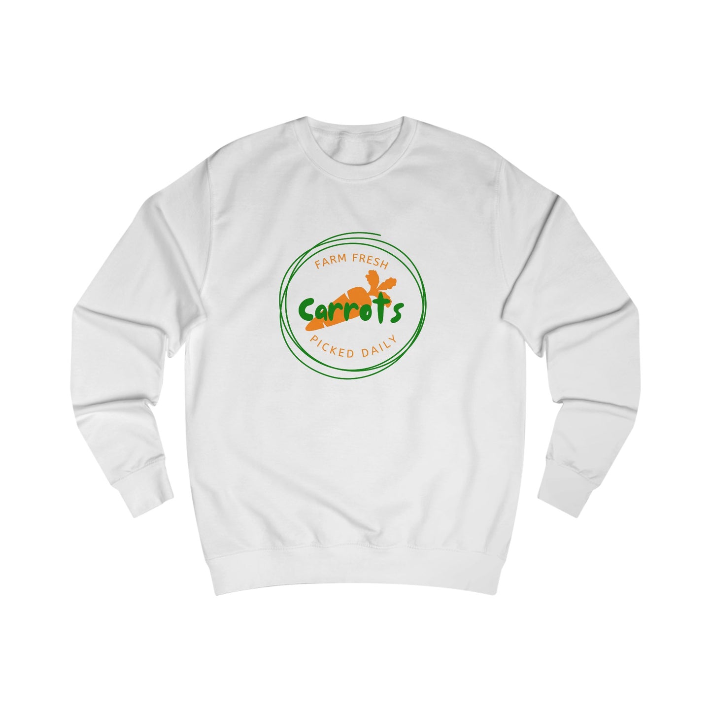 Farm Fresh Carrots Crewneck Sweatshirt