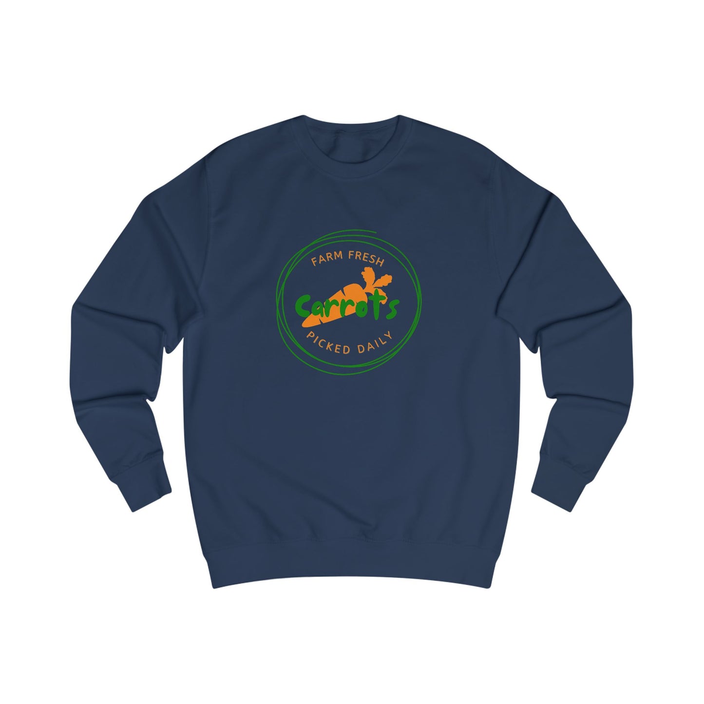 Farm Fresh Carrots Crewneck Sweatshirt