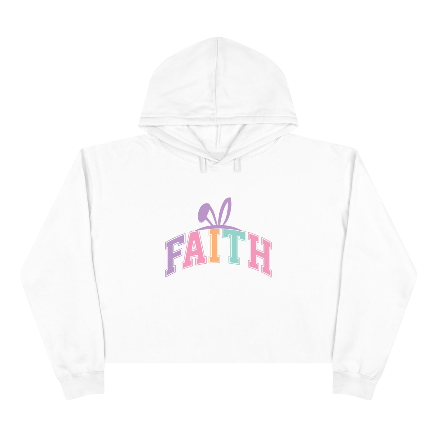 Easter Faith Crop Hoodie