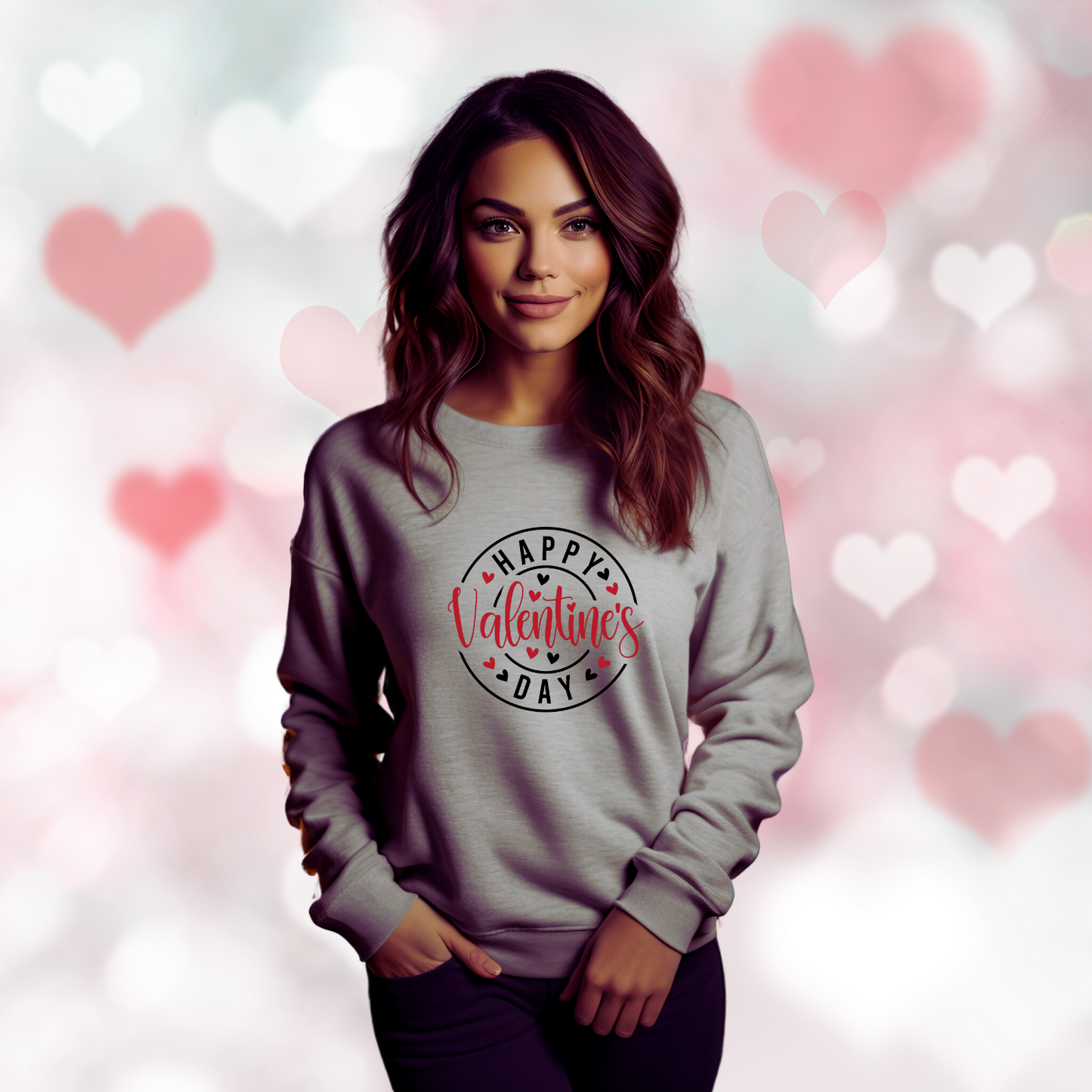 Happy Valentine’s Day Crewneck Sweatshirt
