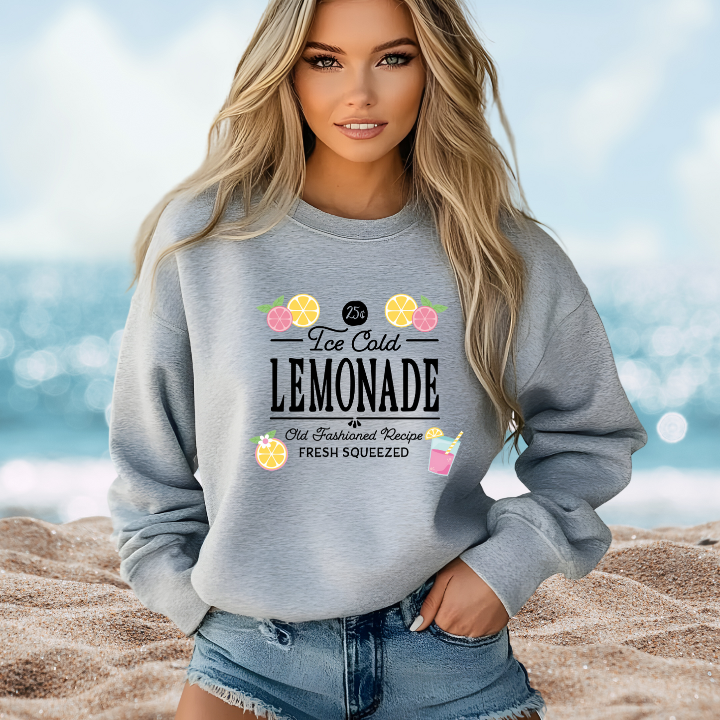 Ice Cold Lemonade Crewneck Sweatshirt