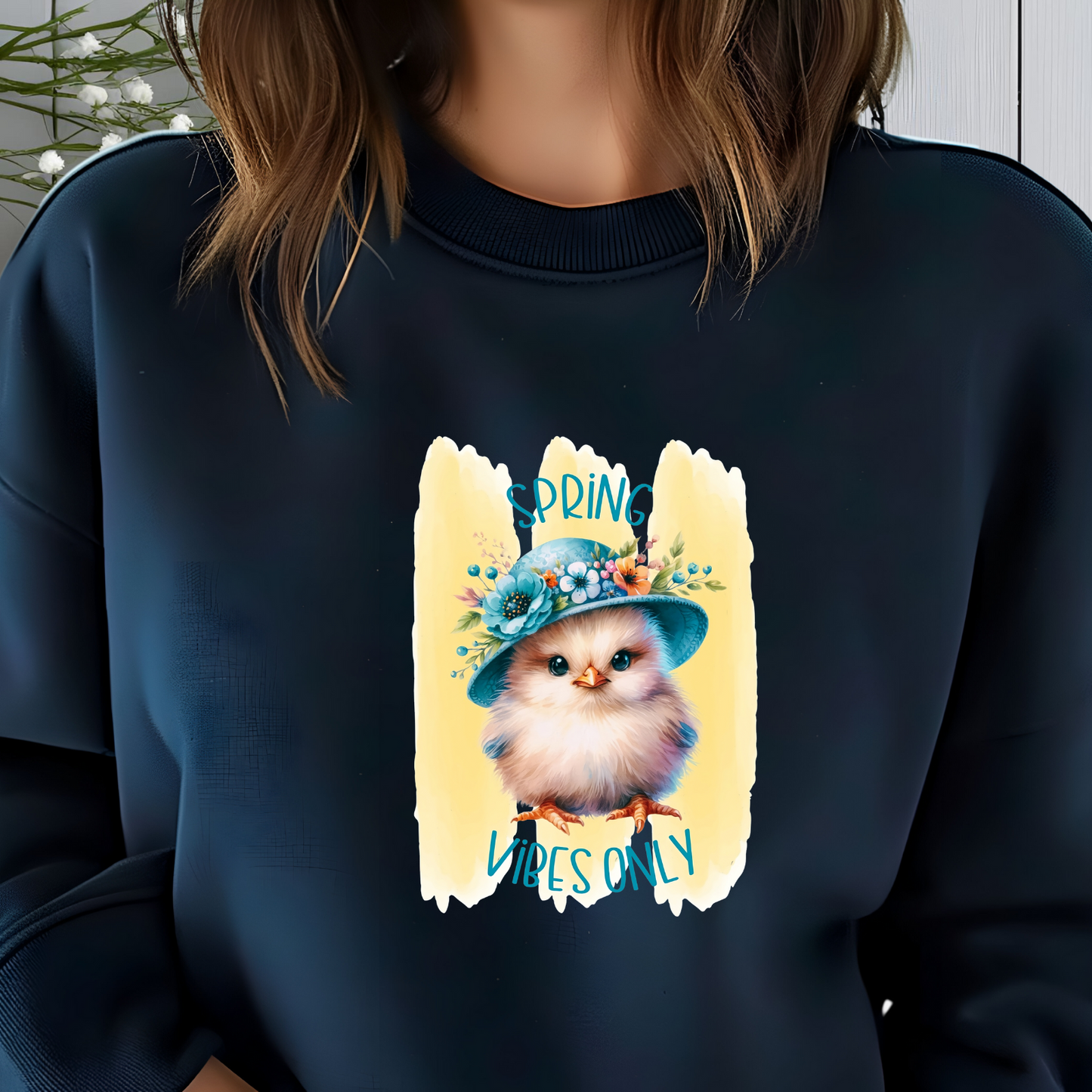 Spring Vibes Only Crewneck Sweatshirt