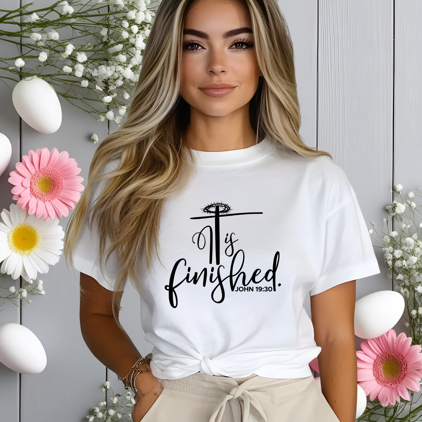 It Is Finished John 19:30 T-Shirt