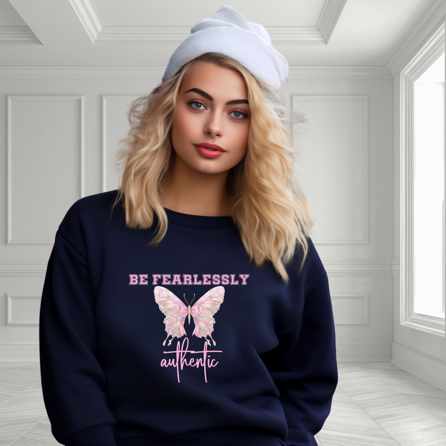 Be Fearlessly Authentic Crewneck Sweatshirt