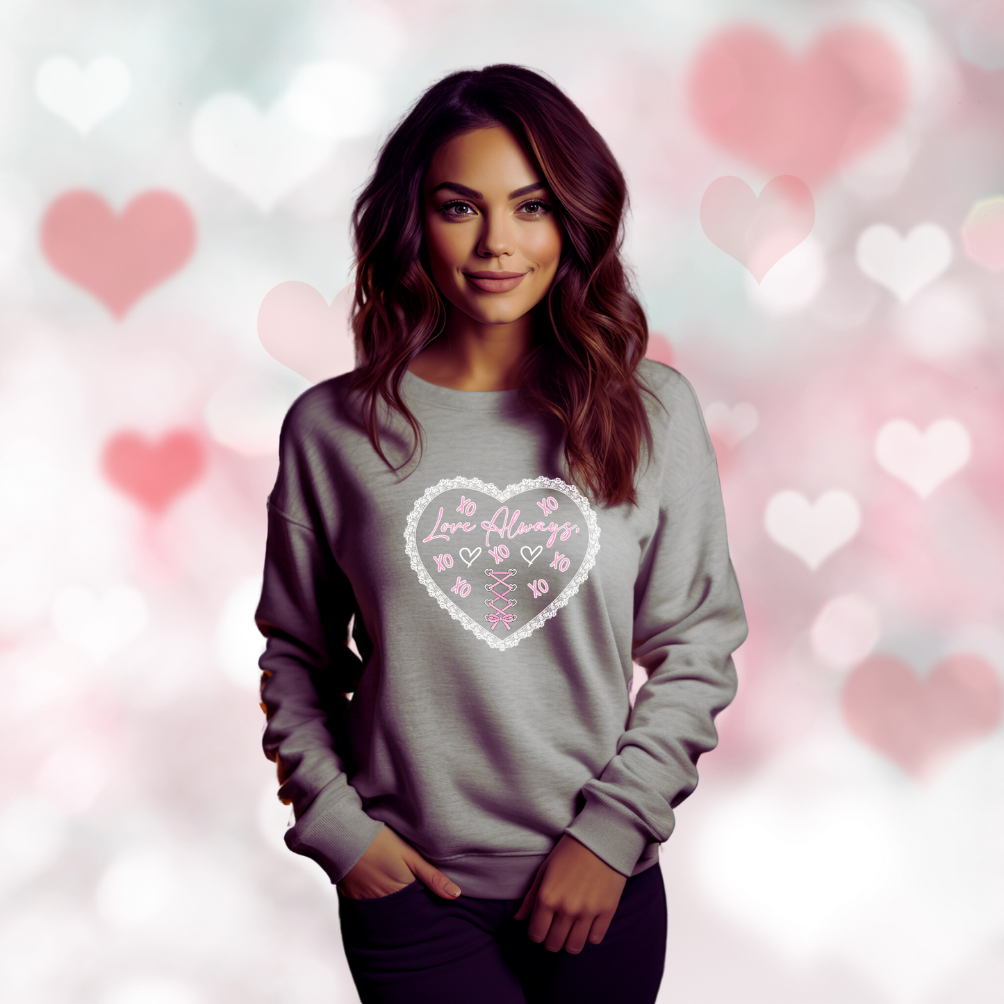 Love Always, XoXo Crewneck Sweatshirt