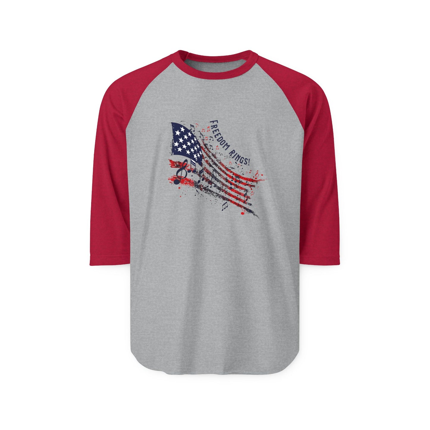 Freedom Rings Baseball Tee