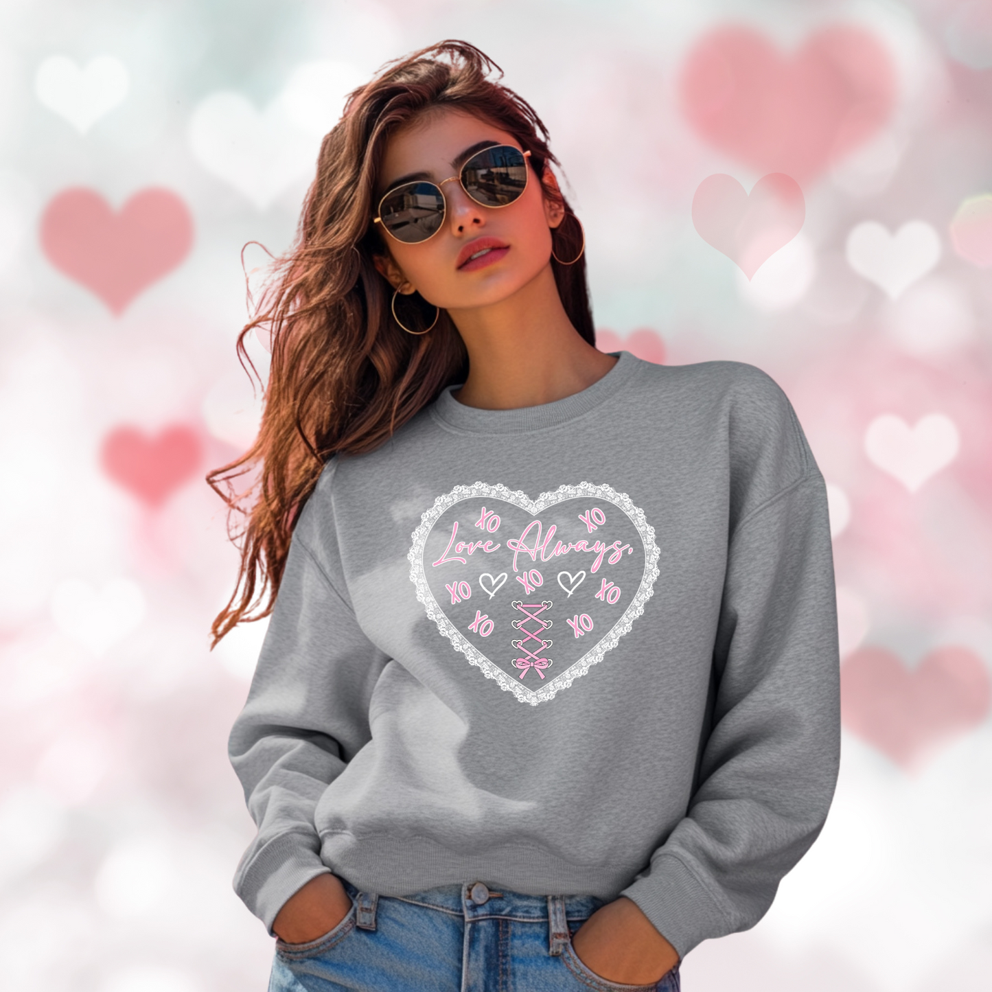 Love Always, XoXo Crewneck Sweatshirt