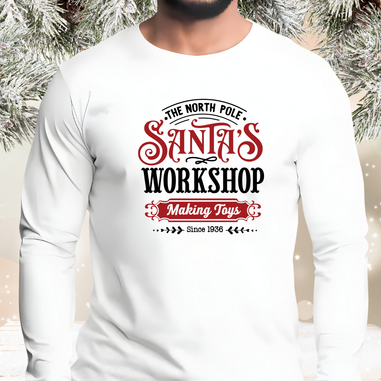 Santa’s Workshop Long Sleeve Tee