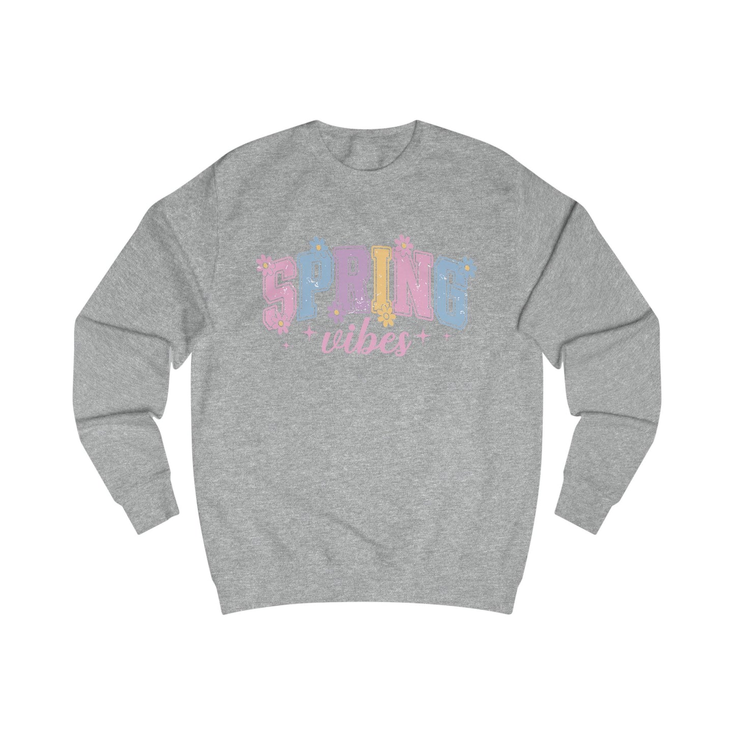 Varsity Spring Vibes Crewneck Sweatshirt
