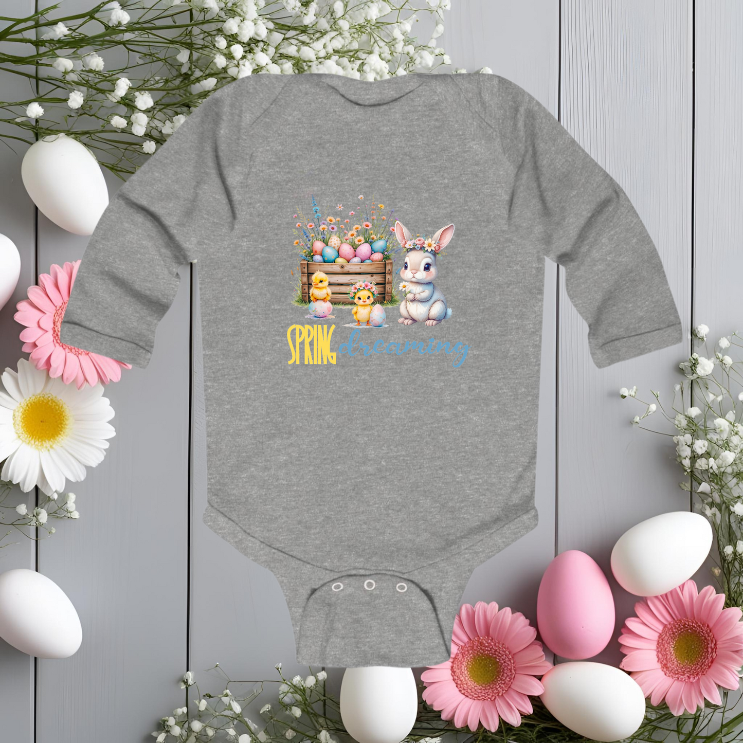 Spring Dreaming Infant Long Sleeve Onesie