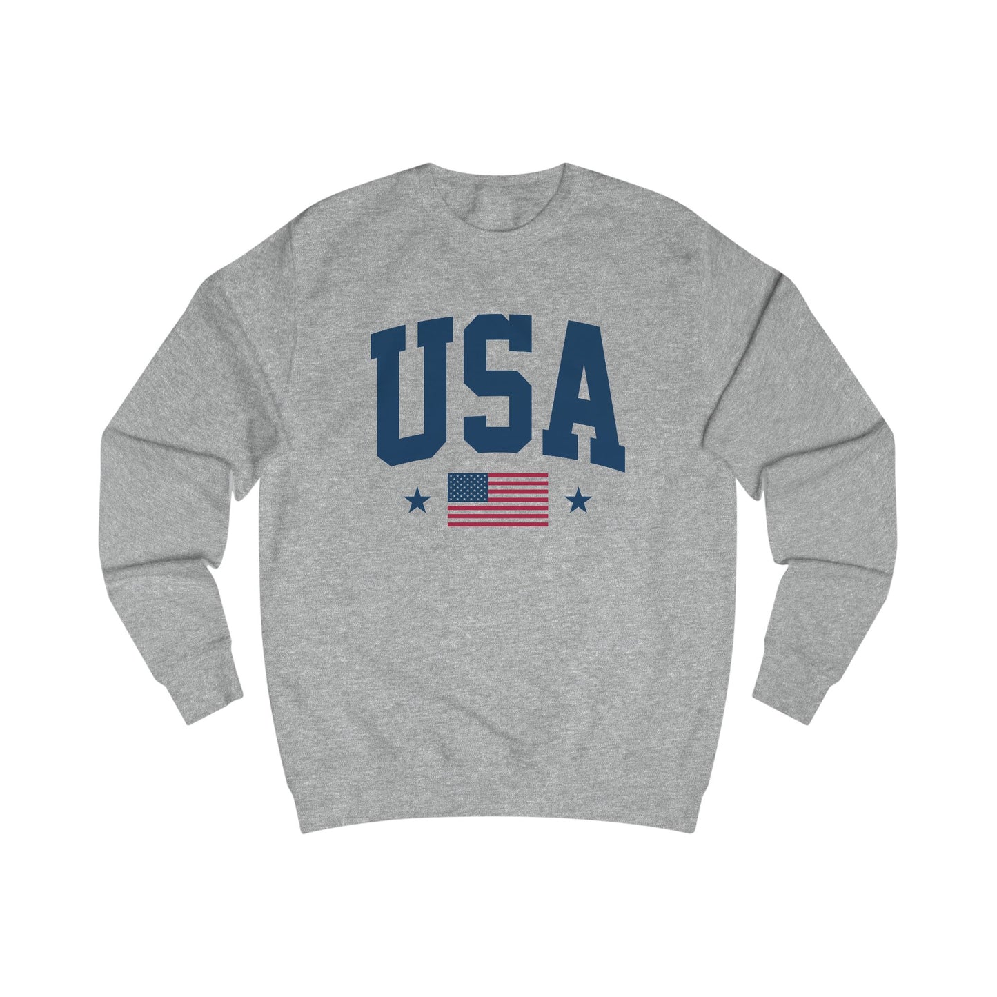 USA Flag Crewneck Sweatshirt