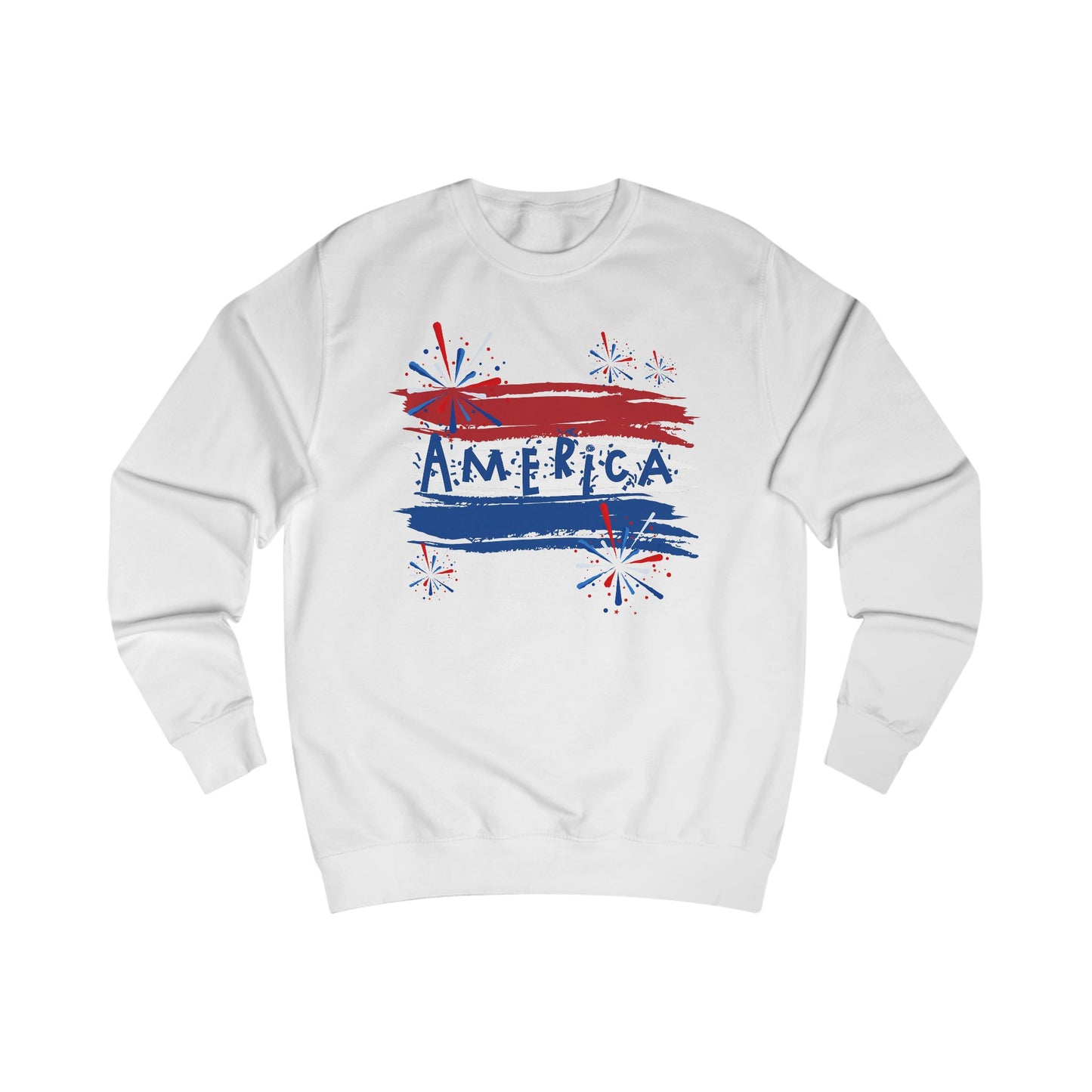 America Firework Burst Crewneck Sweatshirt