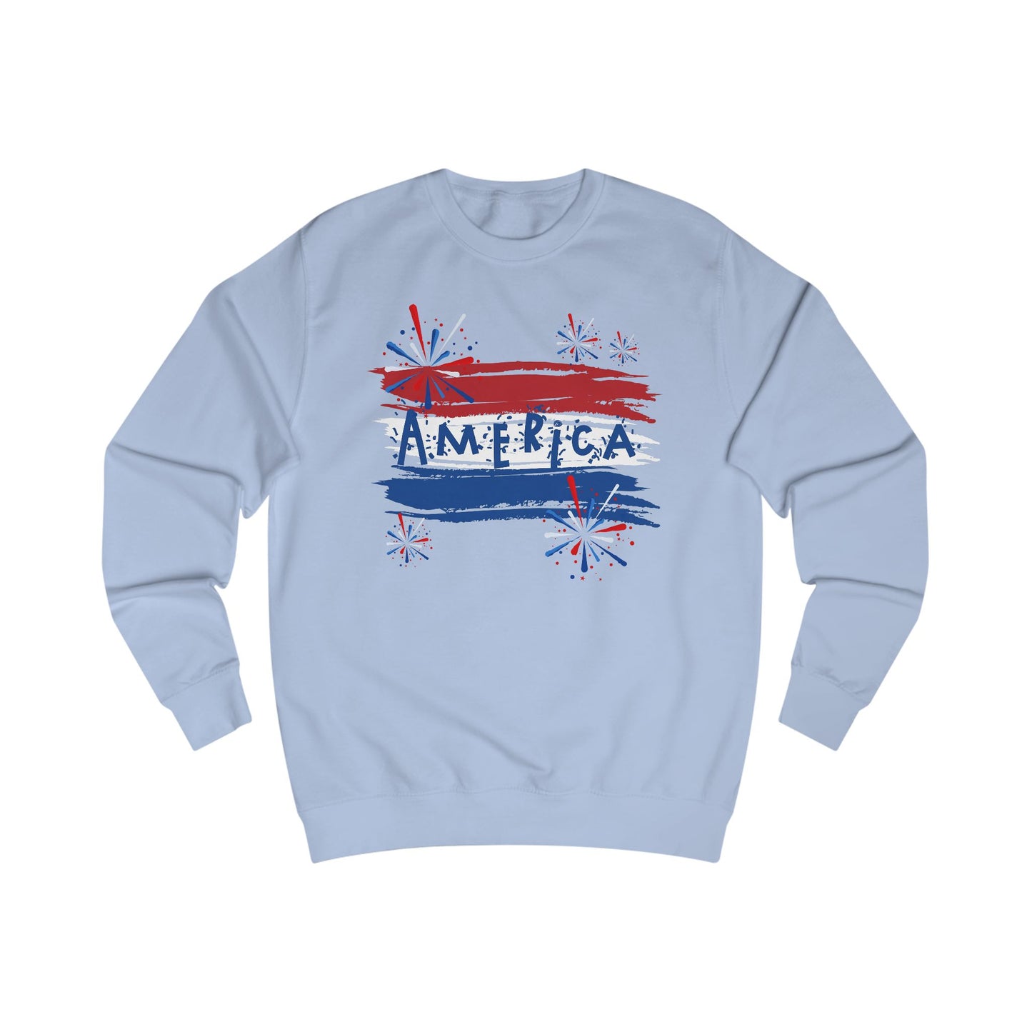 America Firework Burst Crewneck Sweatshirt