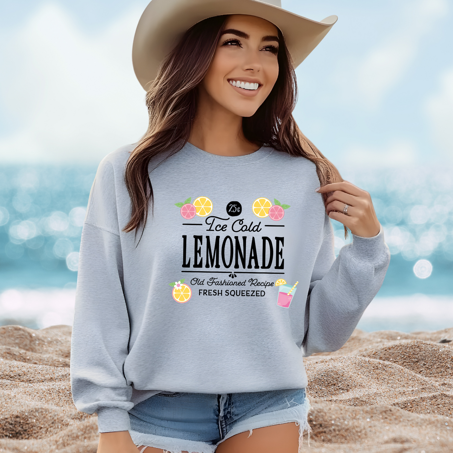 Ice Cold Lemonade Crewneck Sweatshirt