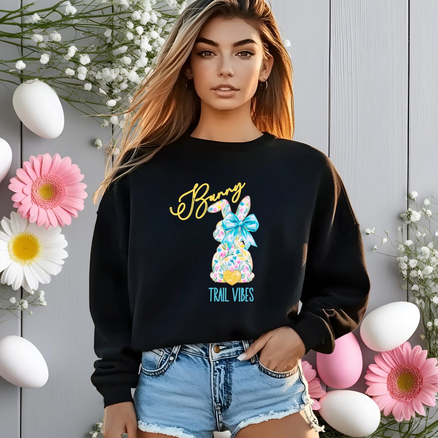 Bunny Trail Vibes Crewneck Sweatshirt