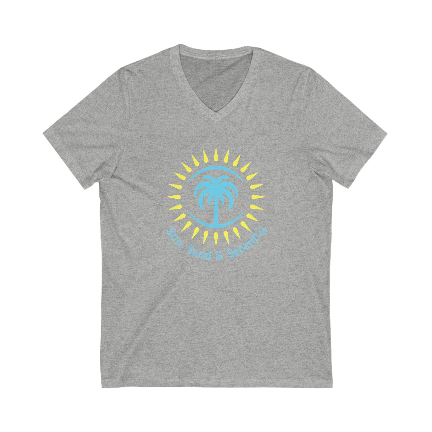 Sun Sand And Serenity V-Neck Tee