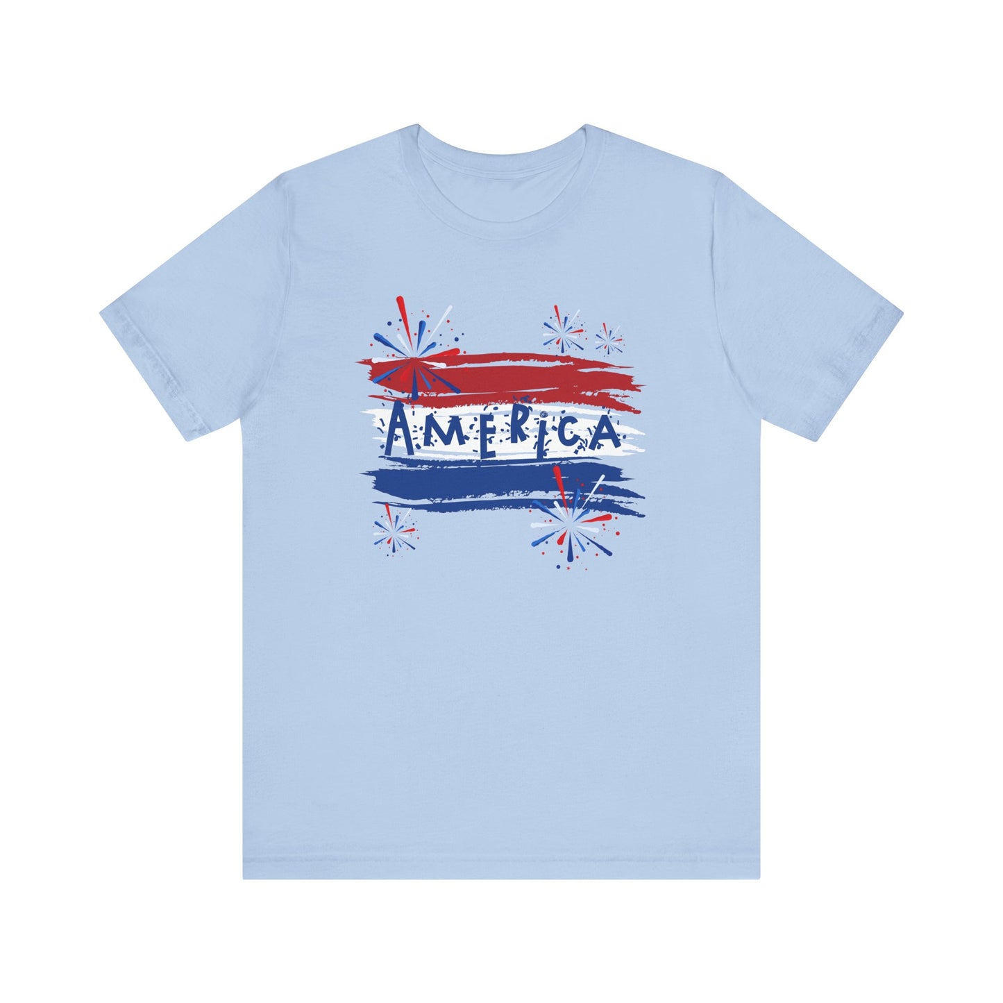 America Firework Burst T-Shirt