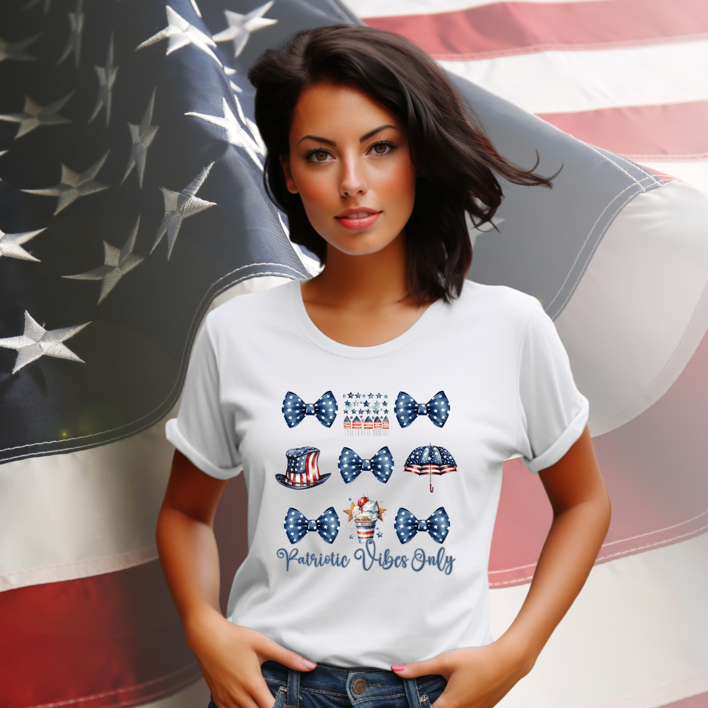 Patriotic Vibes Only T-Shirt