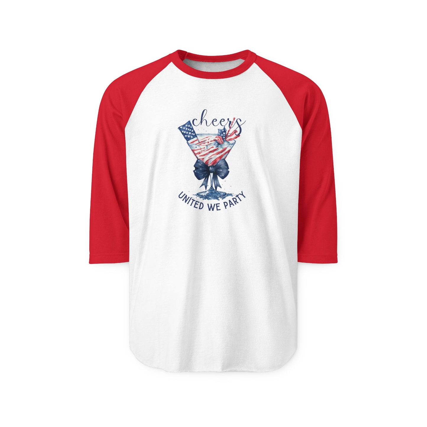 United We Party Baseball Tee