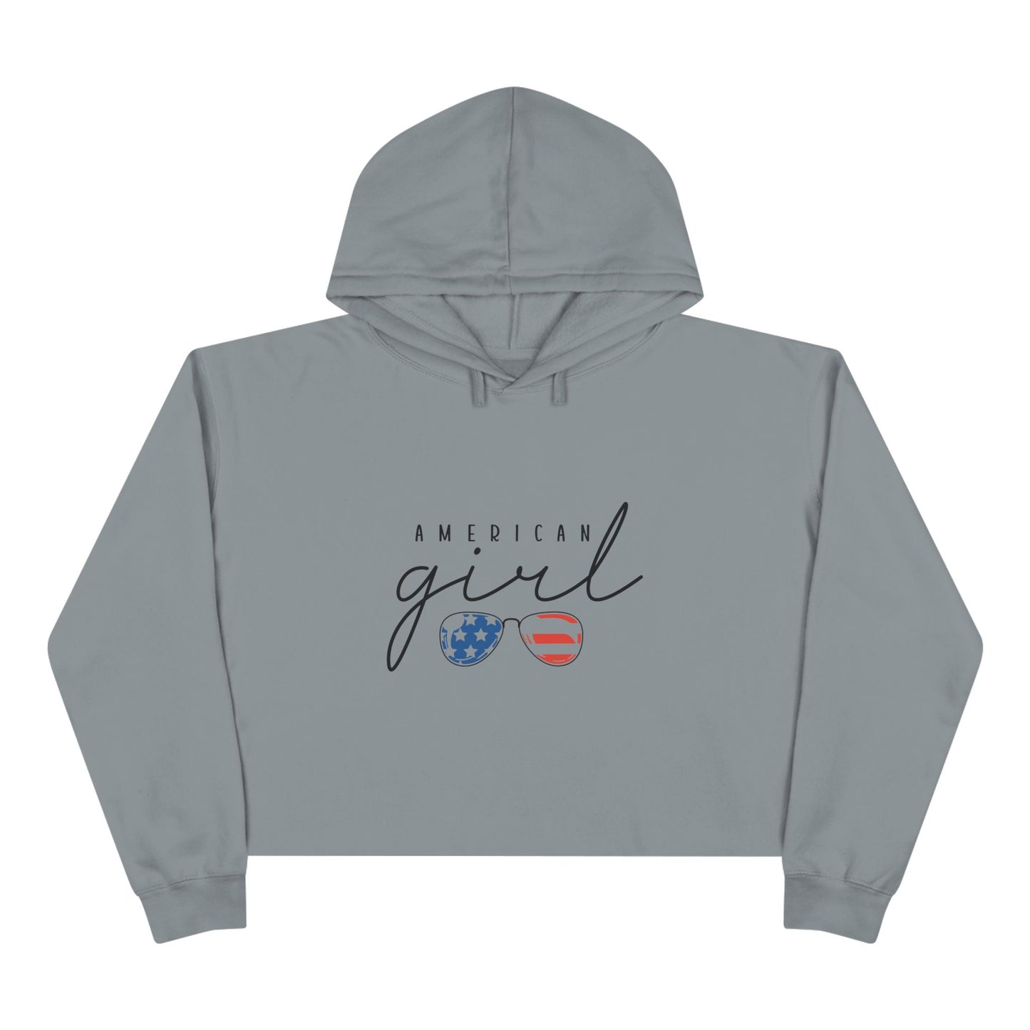 American Girl Crop Hoodie