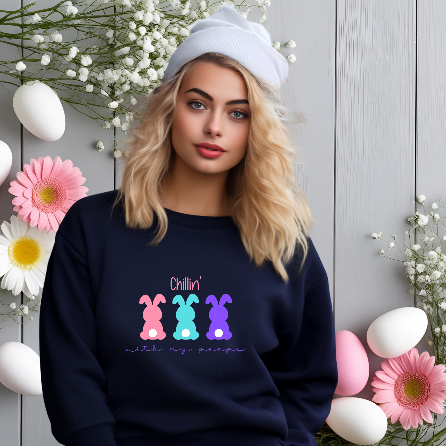 Chillin’ With My Peeps Crewneck Sweatshirt