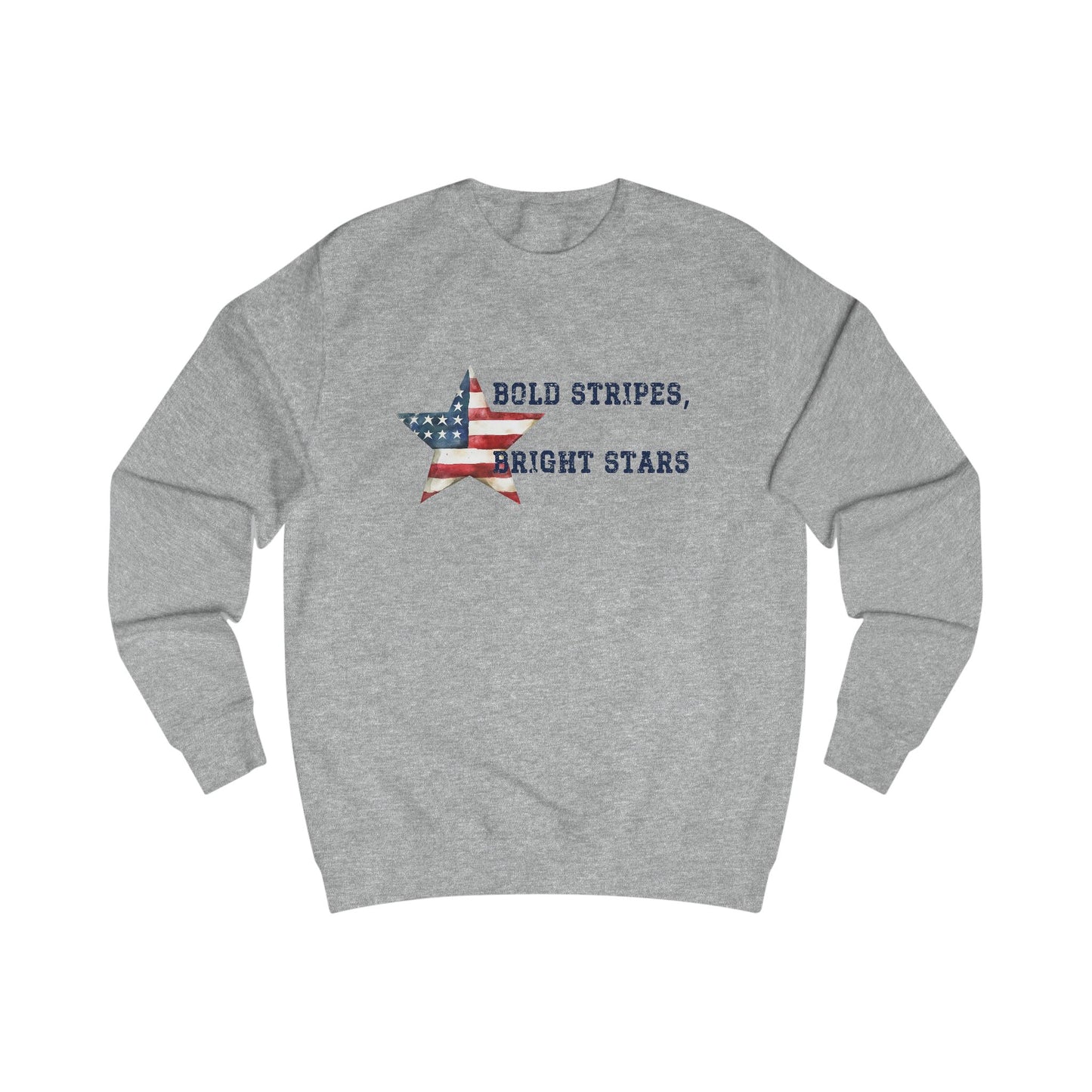 Bold Stripes Bright Stars Crewneck Sweatshirt