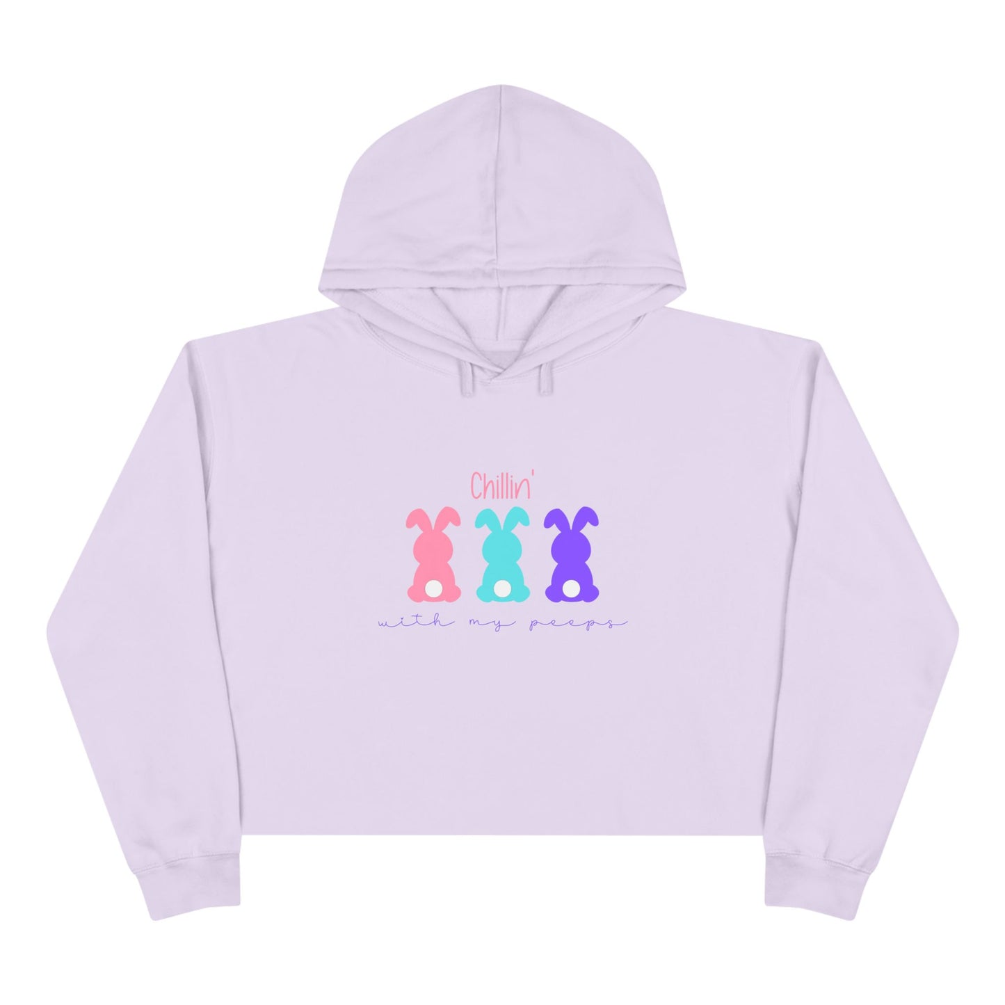 Chillin’ With My Peeps Crop Hoodie