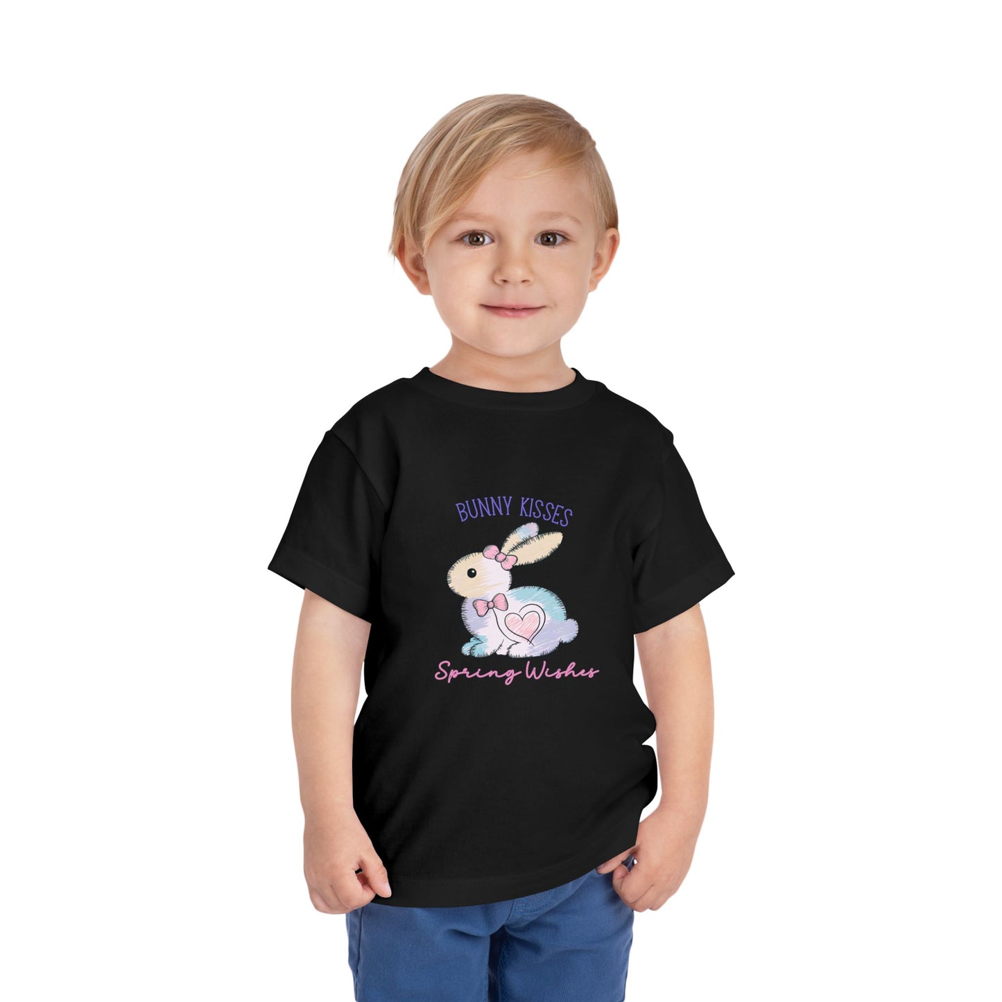 Bunny Kisses, Spring Wishes Toddler T-Shirt