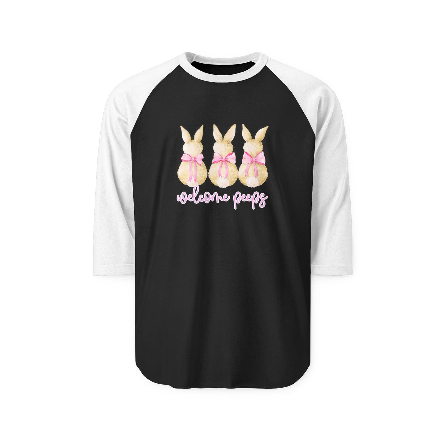 Welcome Peeps Baseball Tee