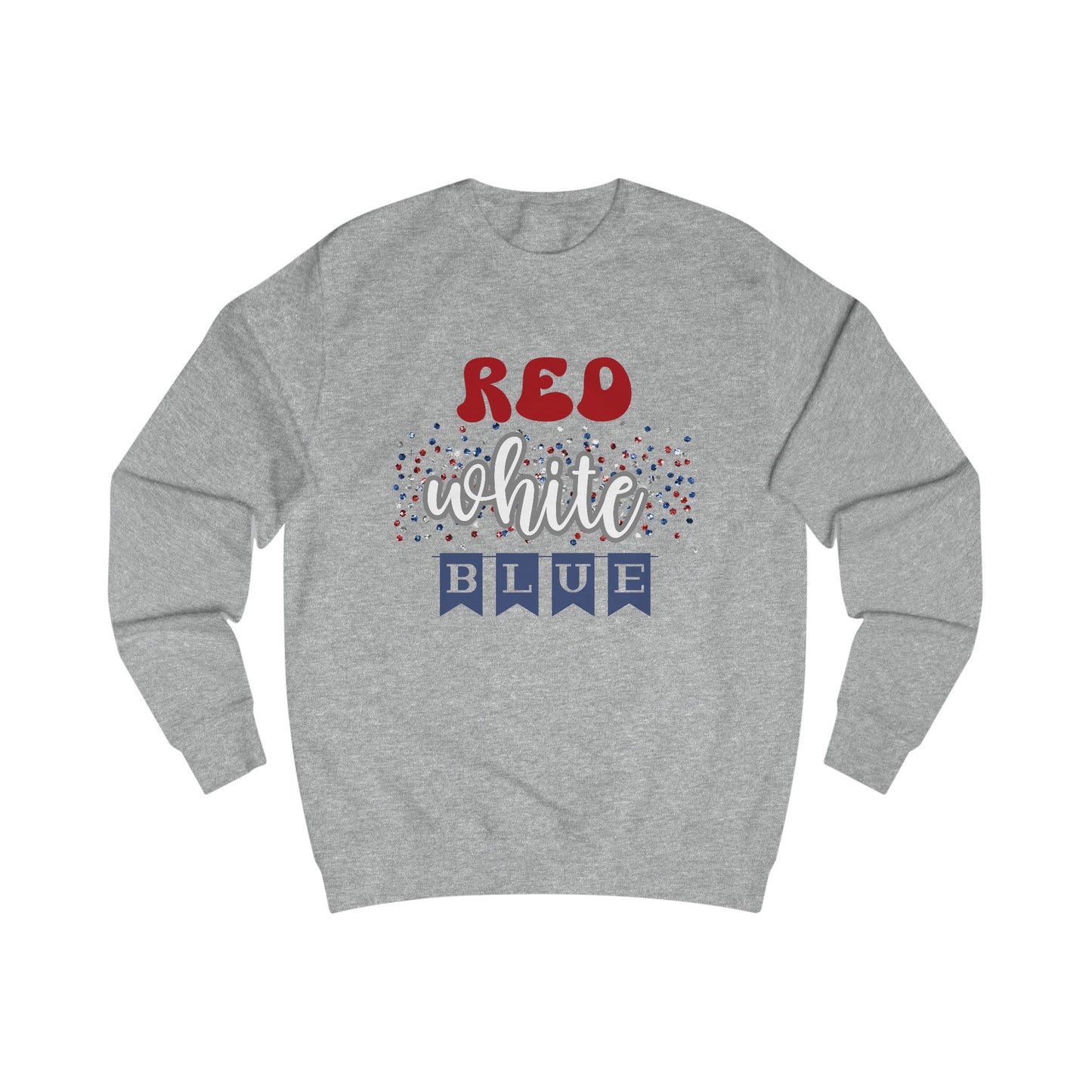 Red White Blue Crewneck Sweatshirt