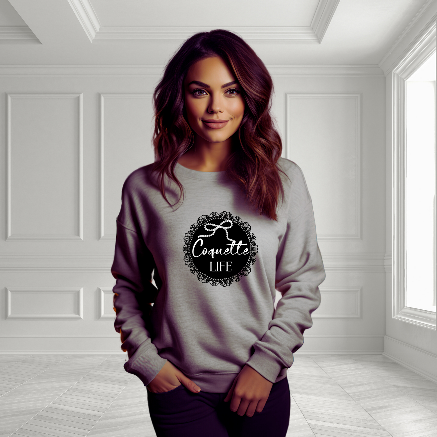 Coquette Life Crewneck Sweatshirt