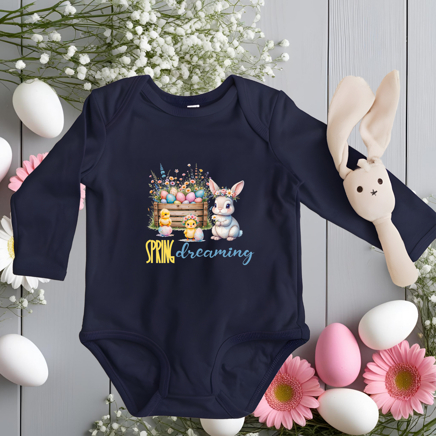 Spring Dreaming Infant Long Sleeve Onesie