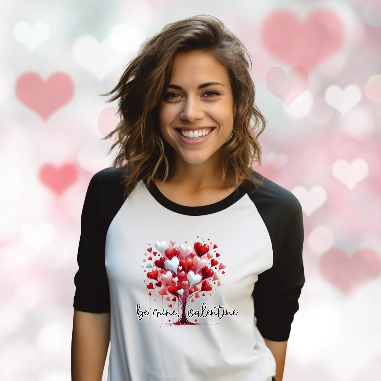 Be Mine, Valentine Baseball Tee