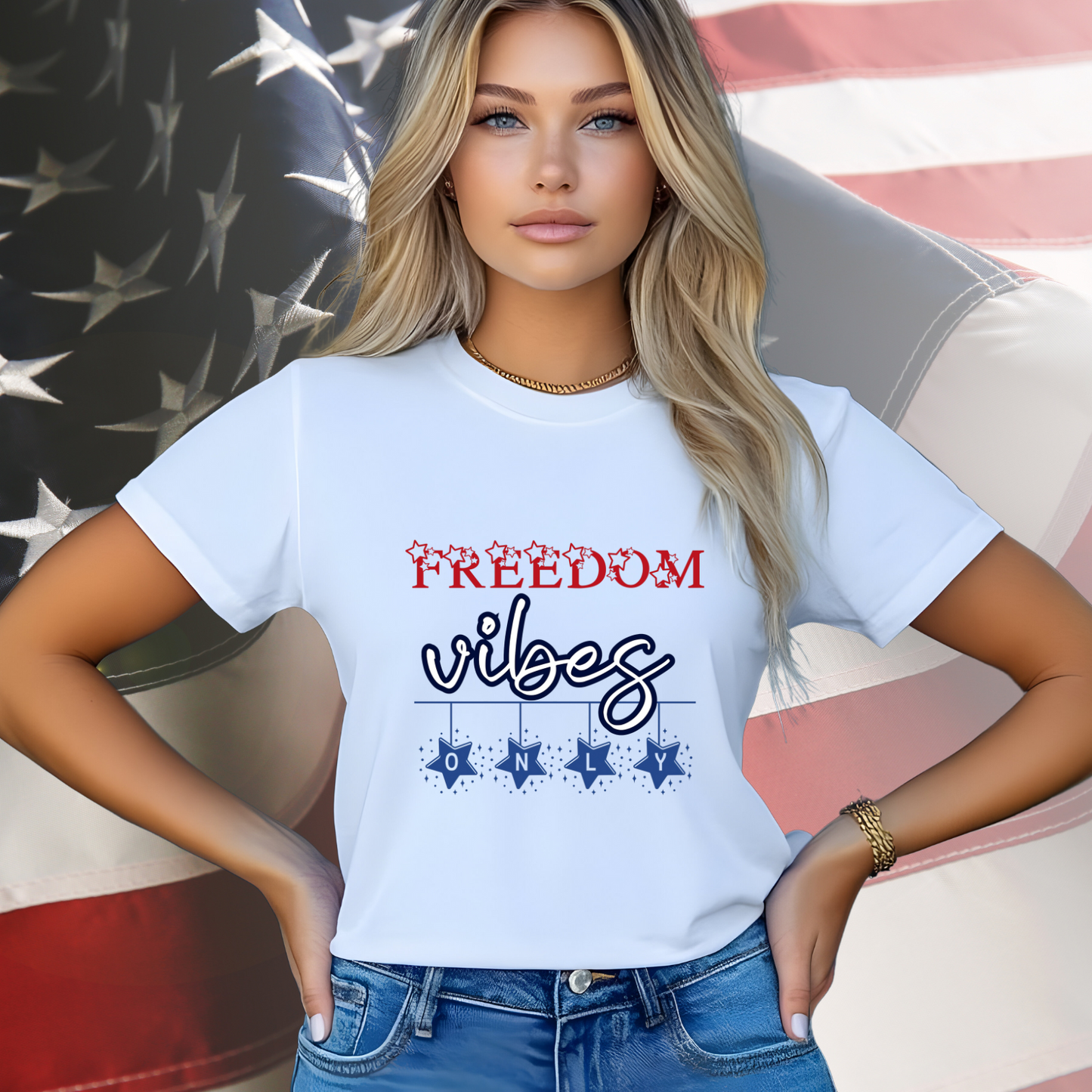 Freedom Vibes Only T-Shirt