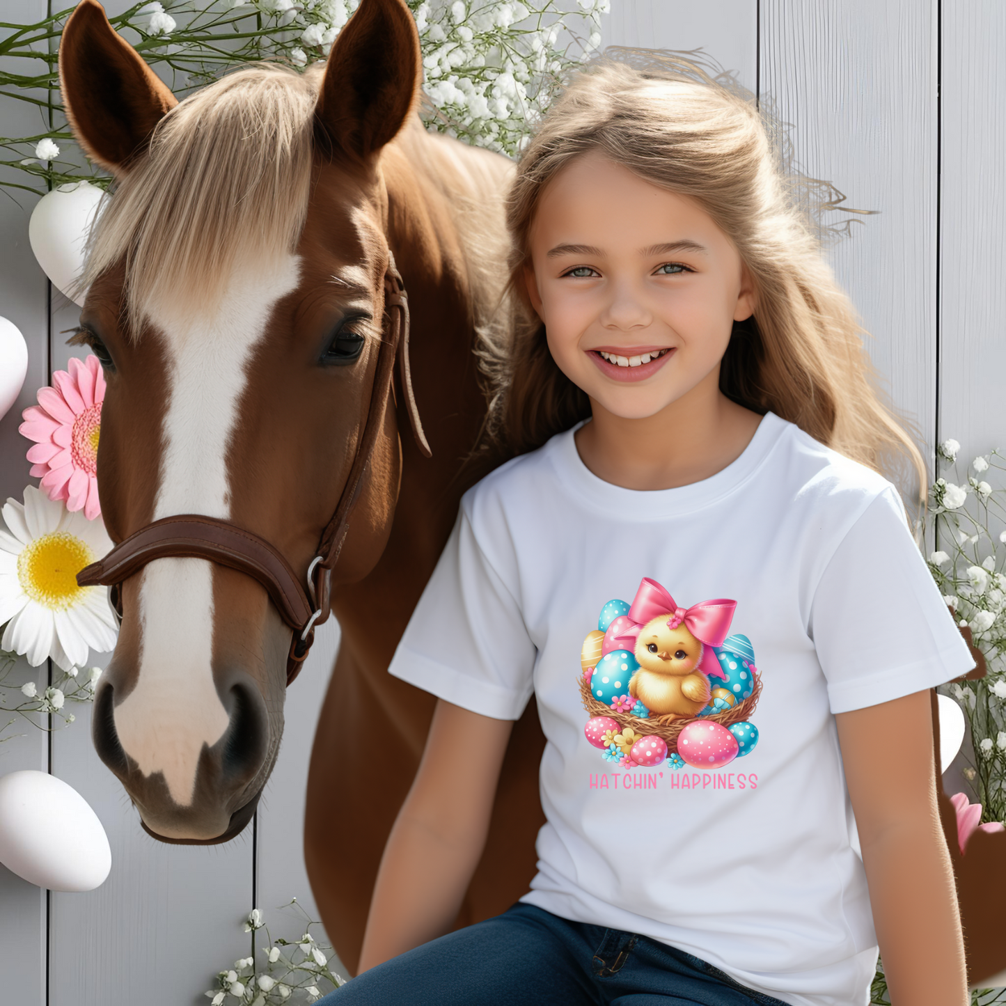 Hatchin’ Happiness Kids T-Shirt