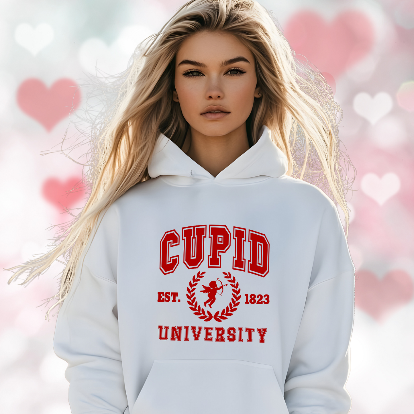 Cupid University Pullover Hoodie