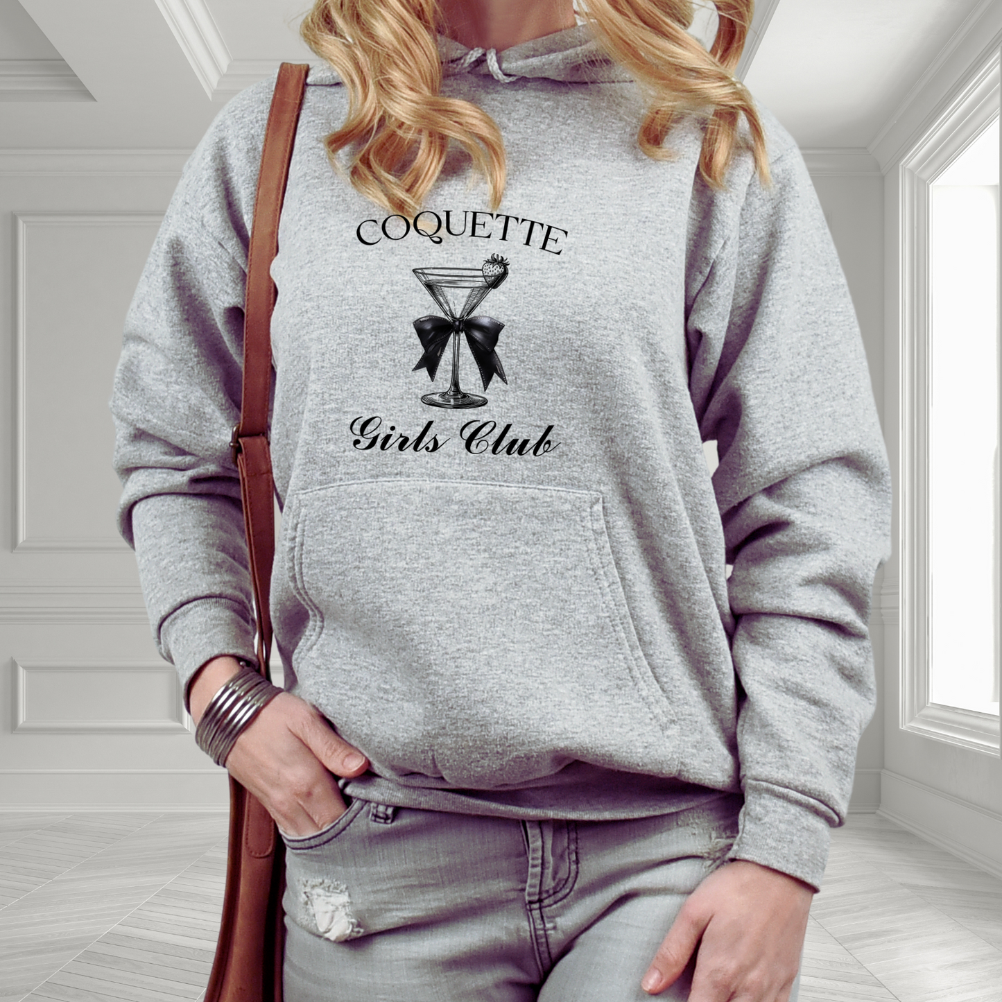 Coquette Girls Club Pullover Hoodie