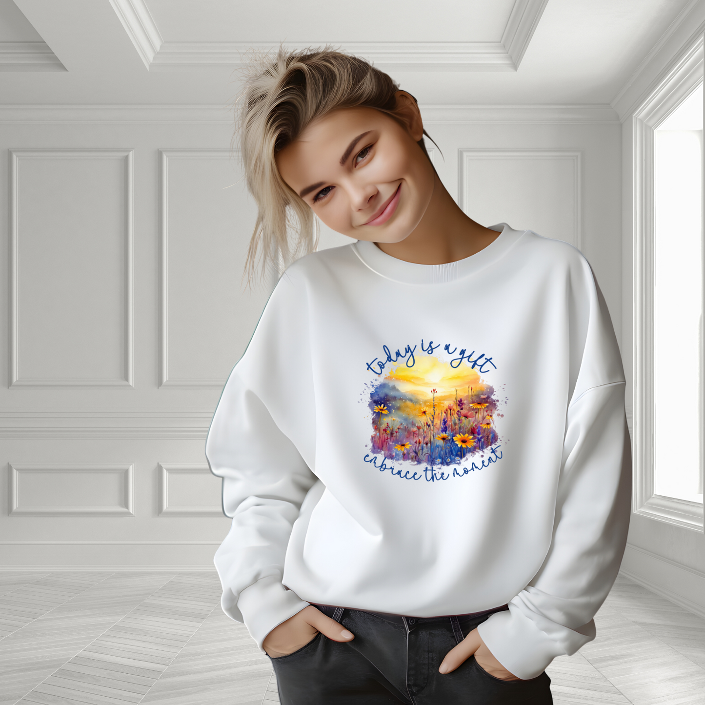 Today Is A Gift Crewneck Sweatshirt