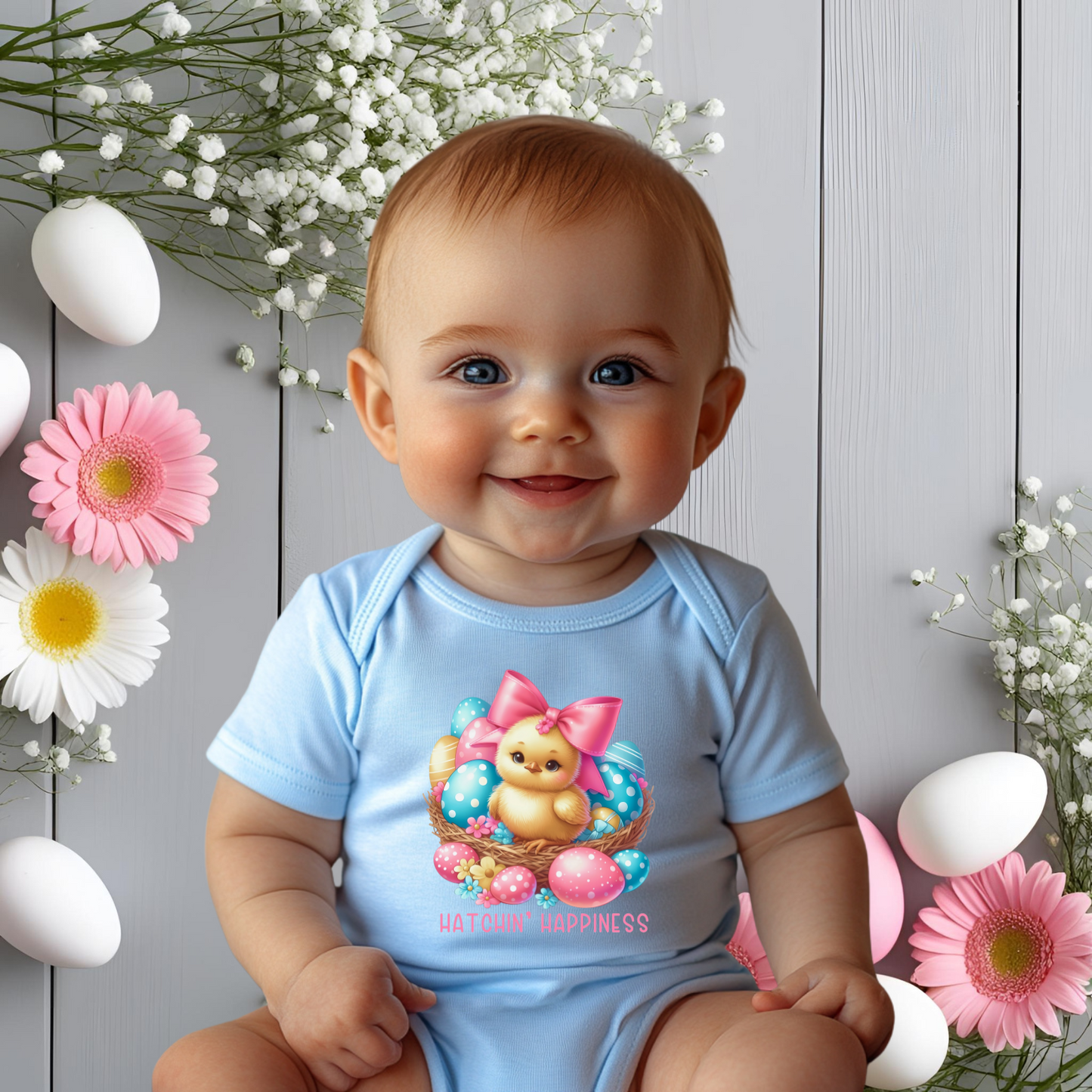 Hatchin’ Happiness Infant Short Sleeve Onesie