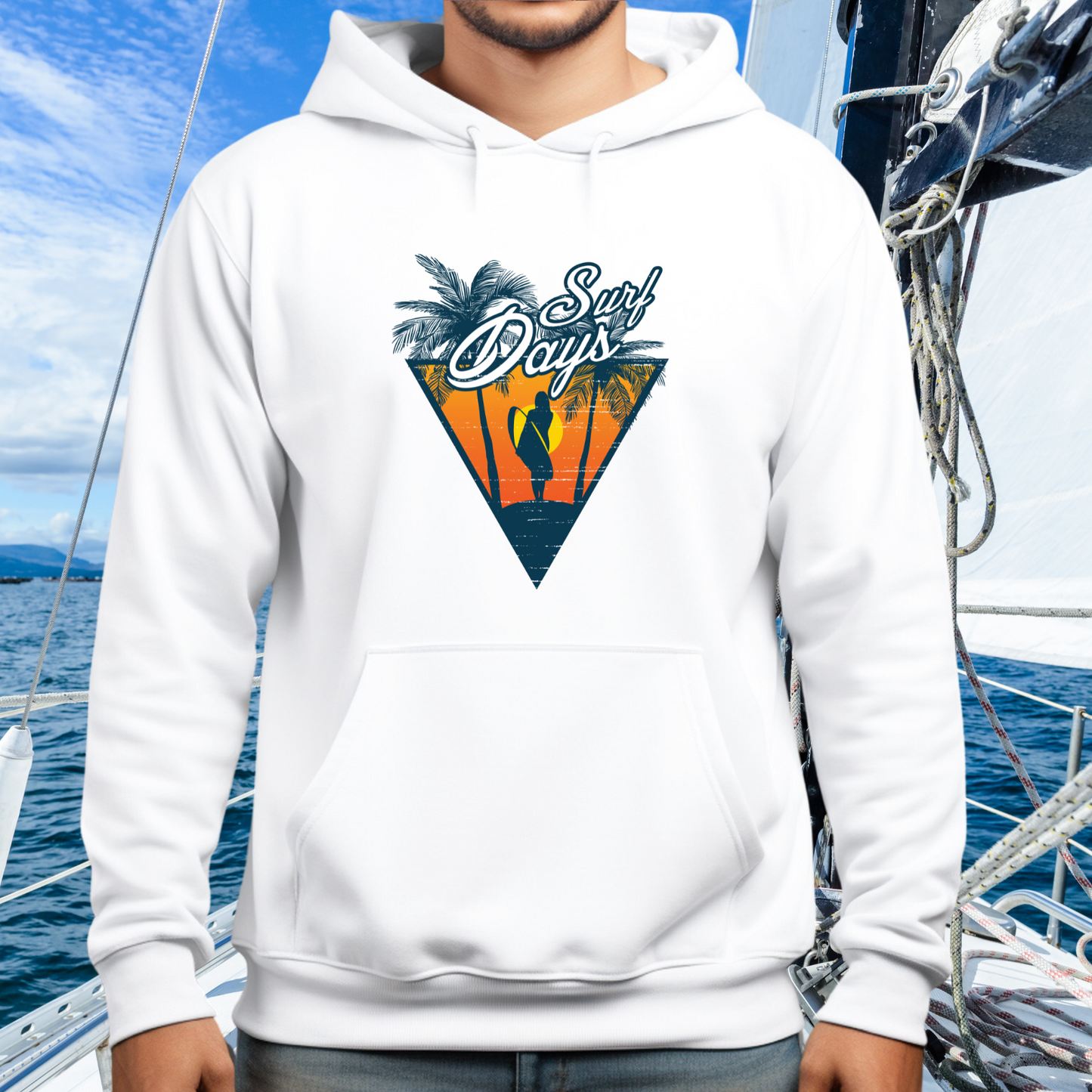 Surf Days Pullover Hoodie
