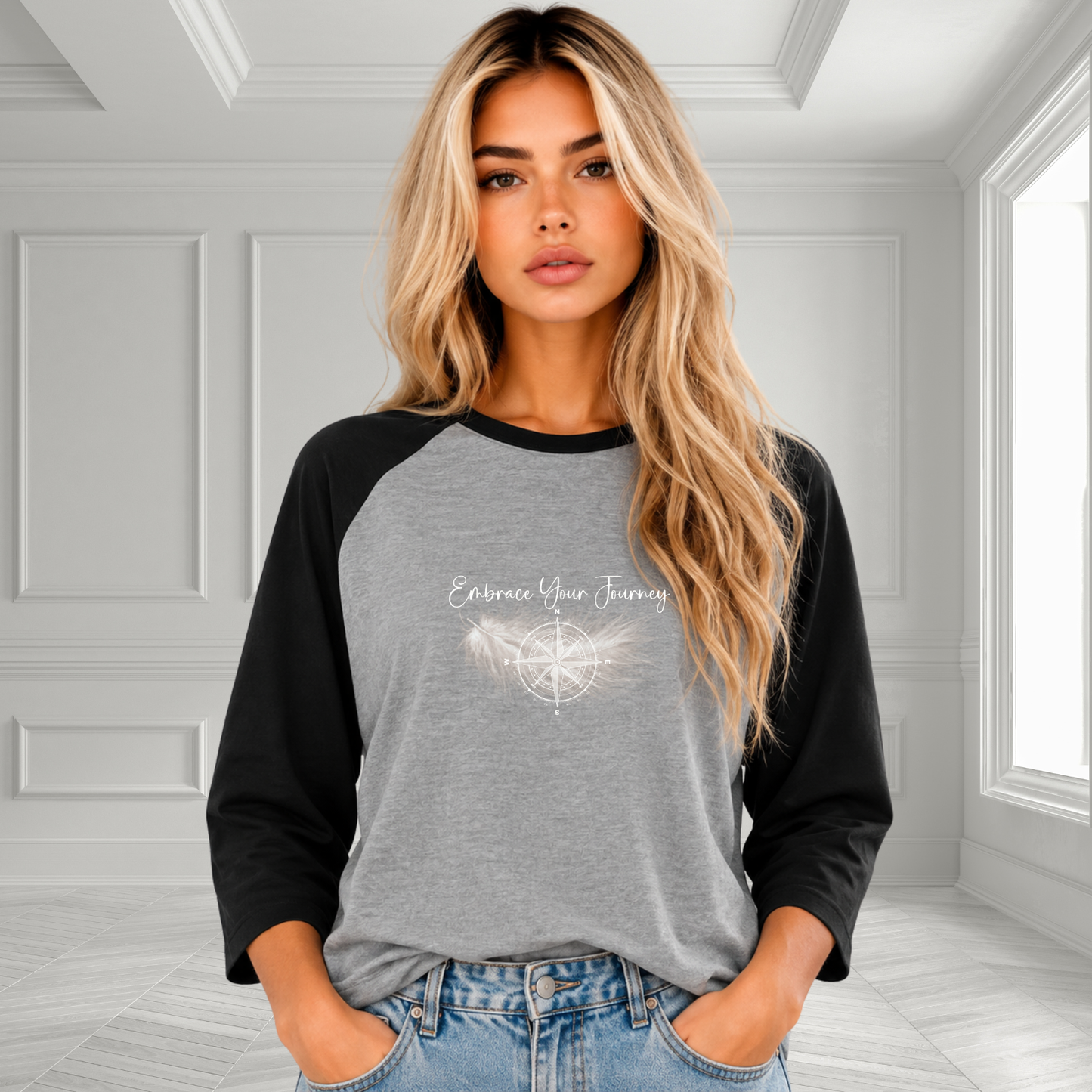 Embrace Your Journey Baseball Tee