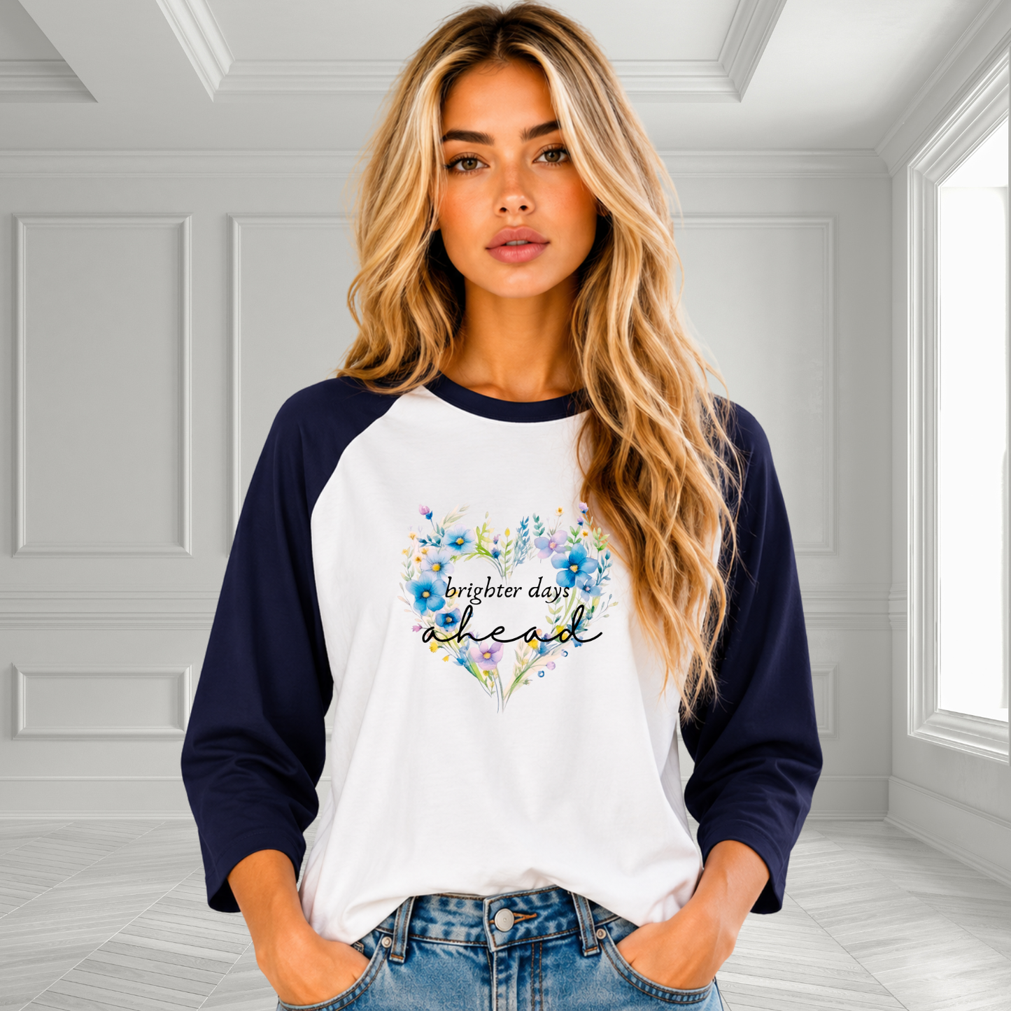 Brighter Days Ahead Baseball Tee