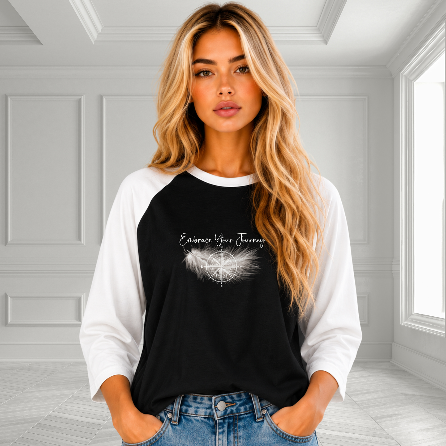 Embrace Your Journey Baseball Tee