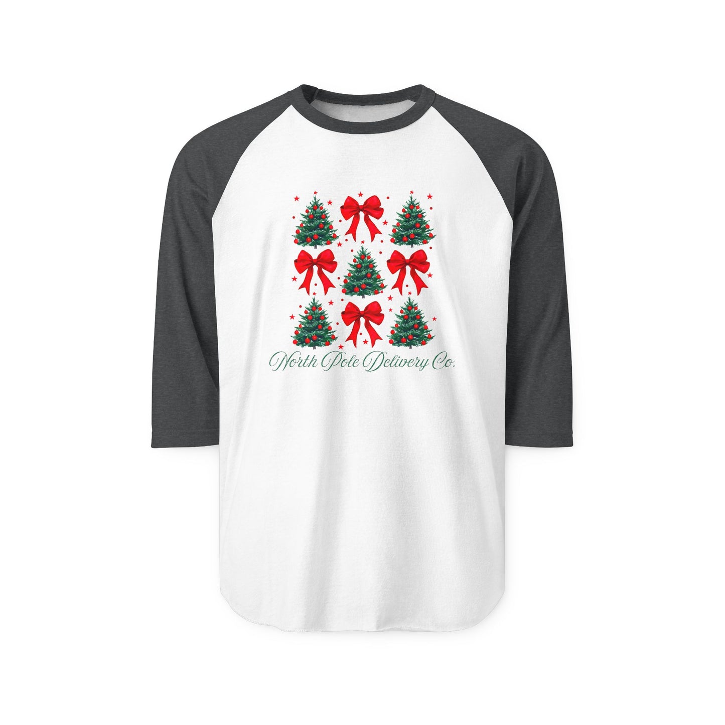 North Pole Delivery Co. Baseball Tee