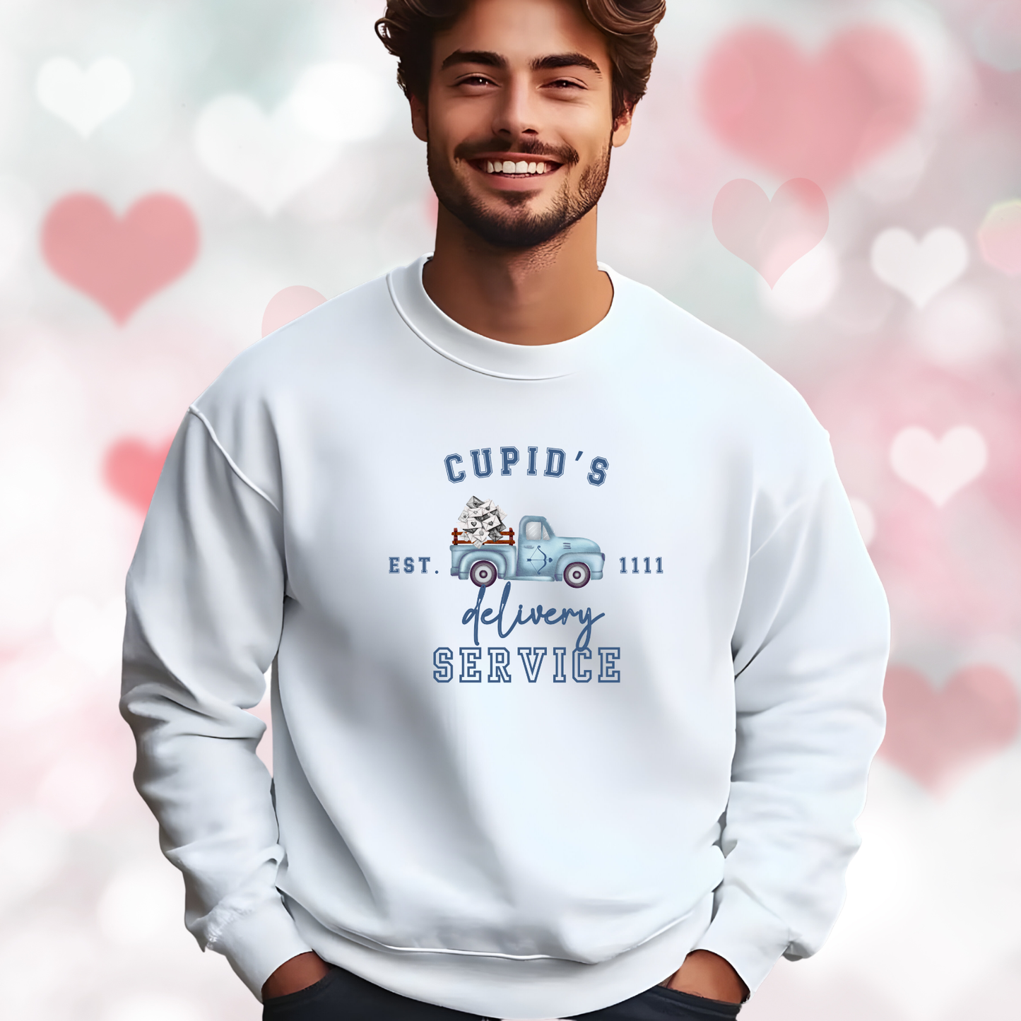 Cupid’s Delivery Service Crewneck Sweatshirt